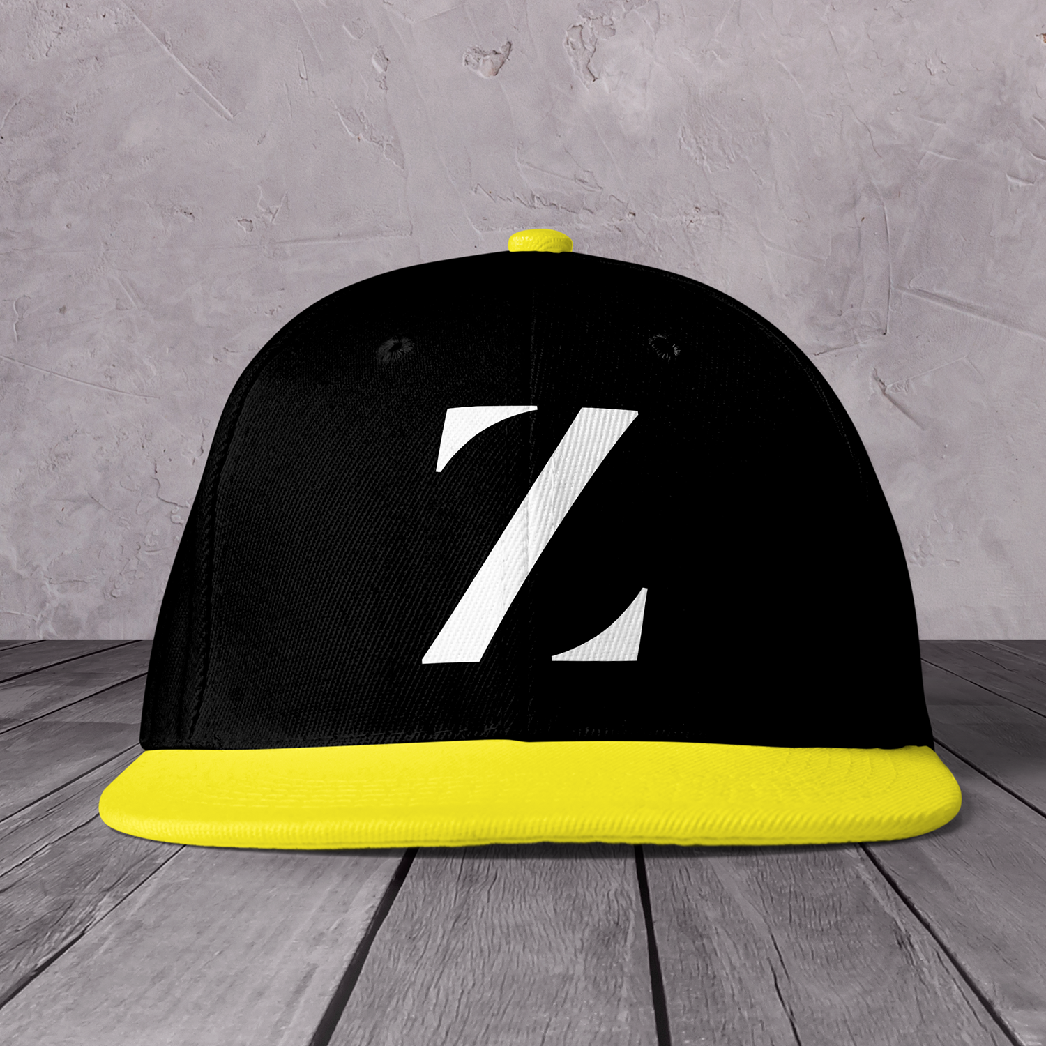 snapback-red-black-black-front