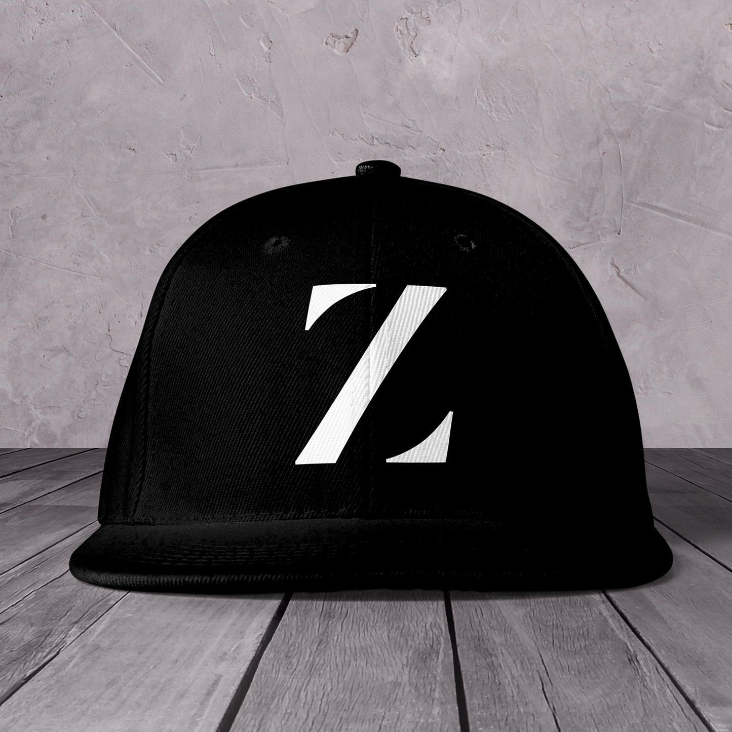 Zzambo Logo Snapback Hat (Black)